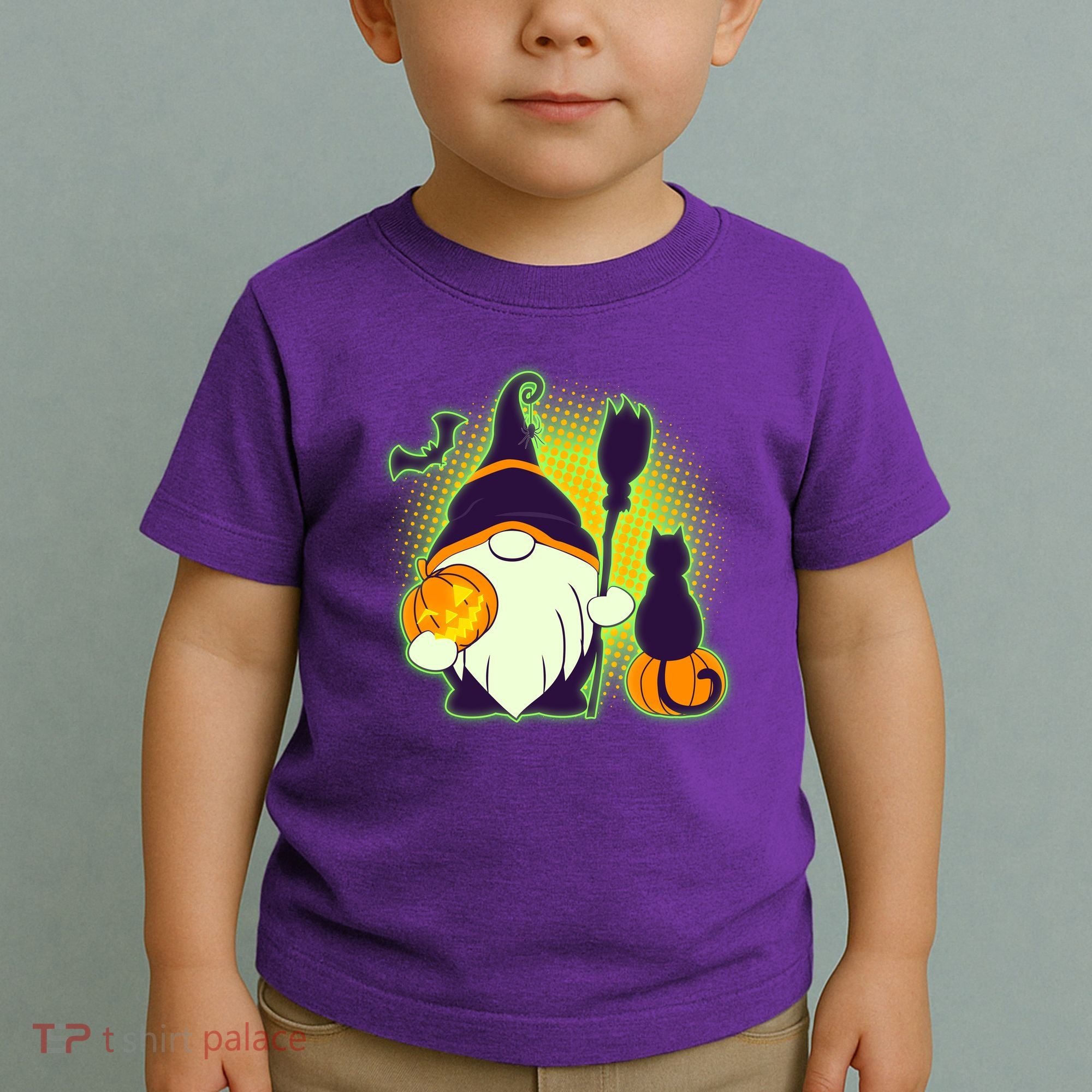 Cute Funny Halloween Gnome Toddler T-Shirt