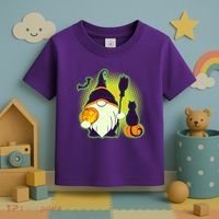Cute Funny Halloween Gnome Toddler T-Shirt thumb 3