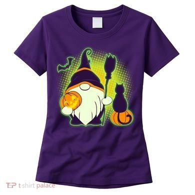 Cute Funny Halloween Gnome Women's T-Shirt