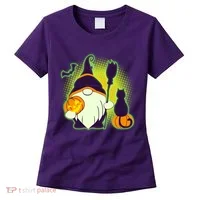 Cute Funny Halloween Gnome Women's T-Shirt thumb 0