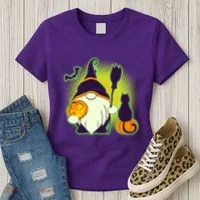 Cute Funny Halloween Gnome Women's T-Shirt thumb 3
