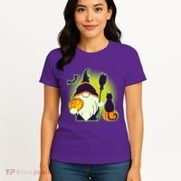 Cute Funny Halloween Gnome Women's T-Shirt thumb 4