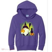 Cute Funny Halloween Gnome Kids Hoodie thumb 0