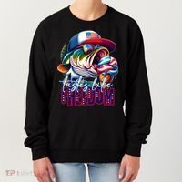 Cool Fish Ice Cream Taste Like Freedom Women's Sweatshirt thumb 0