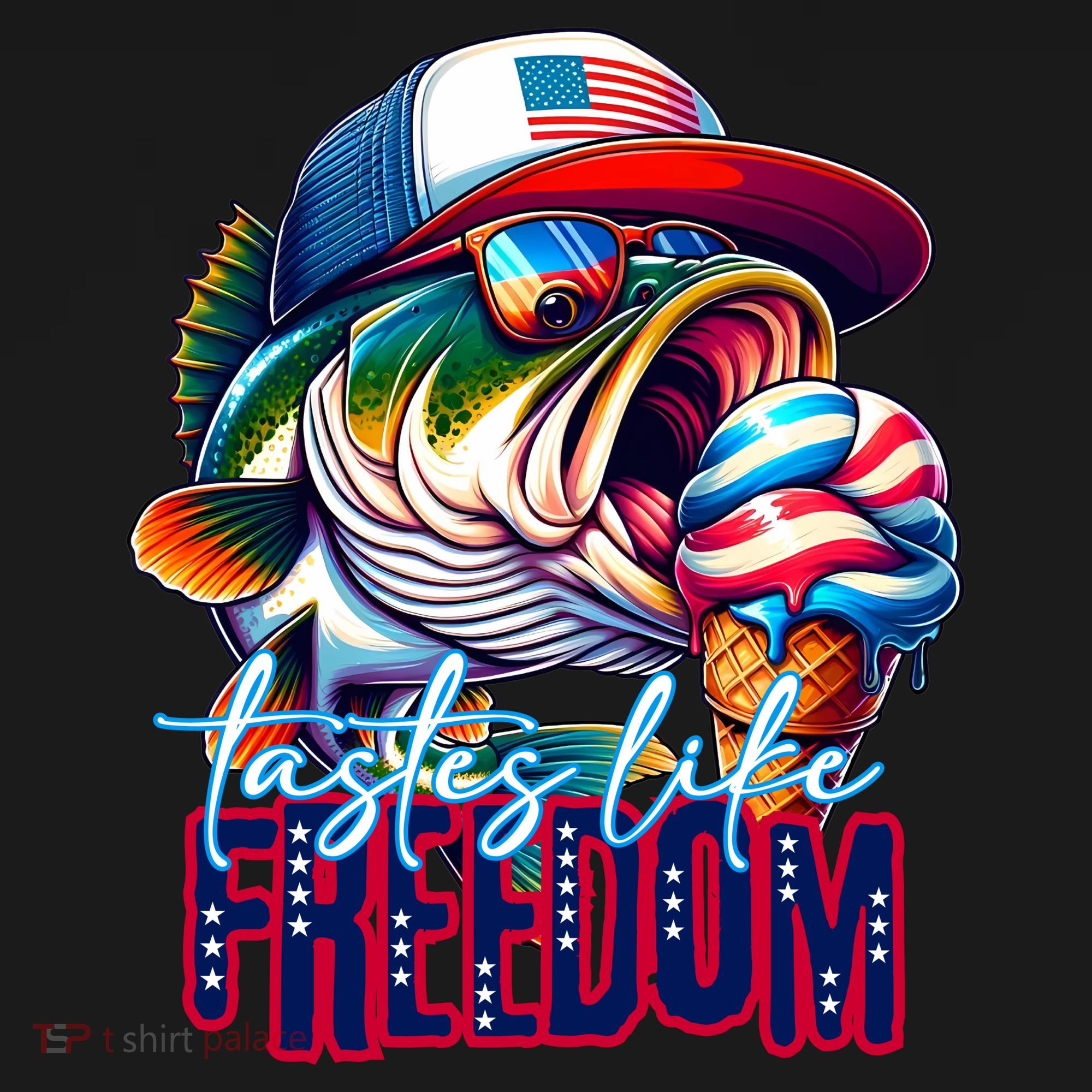 Cool Fish Ice Cream Taste Like Freedom Backpack