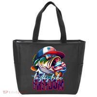 Cool Fish Ice Cream Taste Like Freedom Tote Bag thumb 0