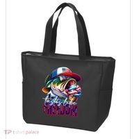 Cool Fish Ice Cream Taste Like Freedom Tote Bag thumb 3