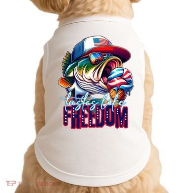 Cool Fish Ice Cream Taste Like Freedom Doggie Tank