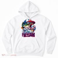 Cool Fish Ice Cream Taste Like Freedom Hoodie thumb 0