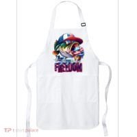 Cool Fish Ice Cream Taste Like Freedom Apron thumb 0