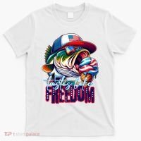 Cool Fish Ice Cream Taste Like Freedom T-Shirt thumb 0