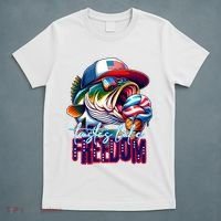Cool Fish Ice Cream Taste Like Freedom T-Shirt thumb 5