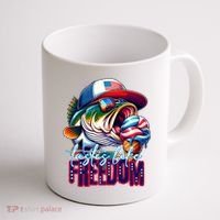 Cool Fish Ice Cream Taste Like Freedom Coffee Mug thumb 1