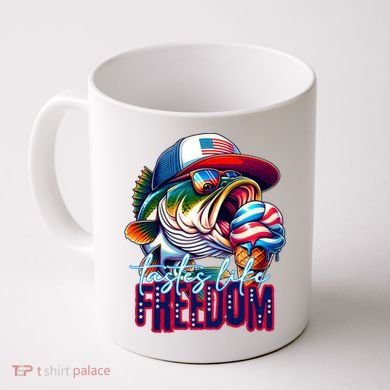 Cool Fish Ice Cream Taste Like Freedom Coffee Mug