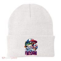 Cool Fish Ice Cream Taste Like Freedom Beanie thumb 0
