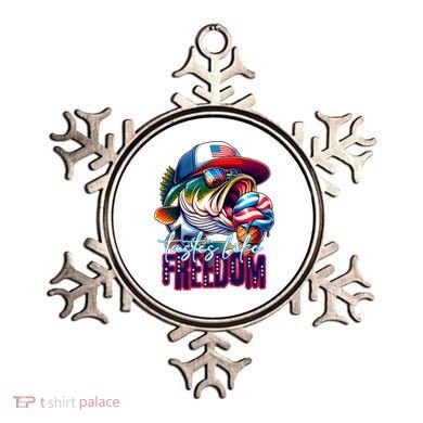 Cool Fish Ice Cream Taste Like Freedom Ornament
