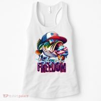 Cool Fish Ice Cream Taste Like Freedom Women's Tank Top thumb 0