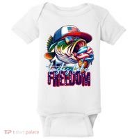Cool Fish Ice Cream Taste Like Freedom Baby Bodysuit thumb 0