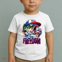 Cool Fish Ice Cream Taste Like Freedom Toddler T-Shirt thumb 2