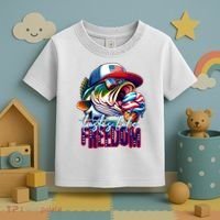 Cool Fish Ice Cream Taste Like Freedom Toddler T-Shirt thumb 3
