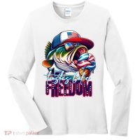 Cool Fish Ice Cream Taste Like Freedom Women's Long Sleeve Shirt thumb 0