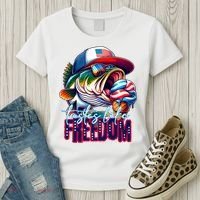 Cool Fish Ice Cream Taste Like Freedom Women's T-Shirt thumb 3
