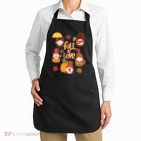 Cute Fall In Love Autumn Gnomes Apron thumb 2