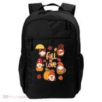 Cute Fall In Love Autumn Gnomes Backpack thumb 0
