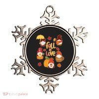 Cute Fall In Love Autumn Gnomes Ornament thumb 0