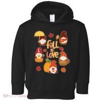 Cute Fall In Love Autumn Gnomes Toddler Hoodie thumb 0
