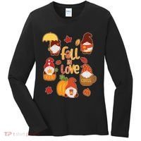 Cute Fall In Love Autumn Gnomes Women's Long Sleeve Shirt thumb 0