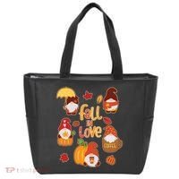 Cute Fall In Love Autumn Gnomes Tote Bag thumb 0