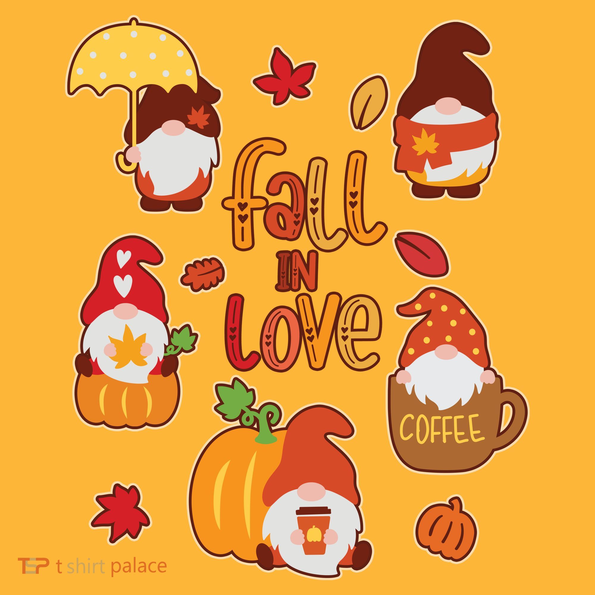 Cute Fall In Love Autumn Gnomes Sweatshirt