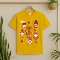 Cute Fall In Love Autumn Gnomes T-Shirt thumb 2