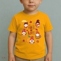 Cute Fall In Love Autumn Gnomes Toddler T-Shirt thumb 2