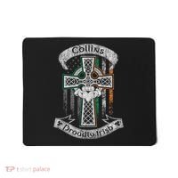 Collins Family Irish Americans, Us Flag, Ireland Flag Mousepad thumb 0