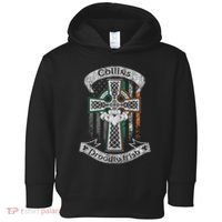 Collins Family Irish Americans, Us Flag, Ireland Flag Toddler Hoodie thumb 0