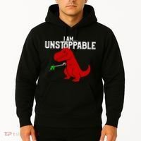 Cute & Funny I Am Unstoppable TRex Dinosaur TShirt Hoodie thumb 2