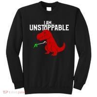 Cute & Funny I Am Unstoppable TRex Dinosaur TShirt Sweatshirt thumb 0