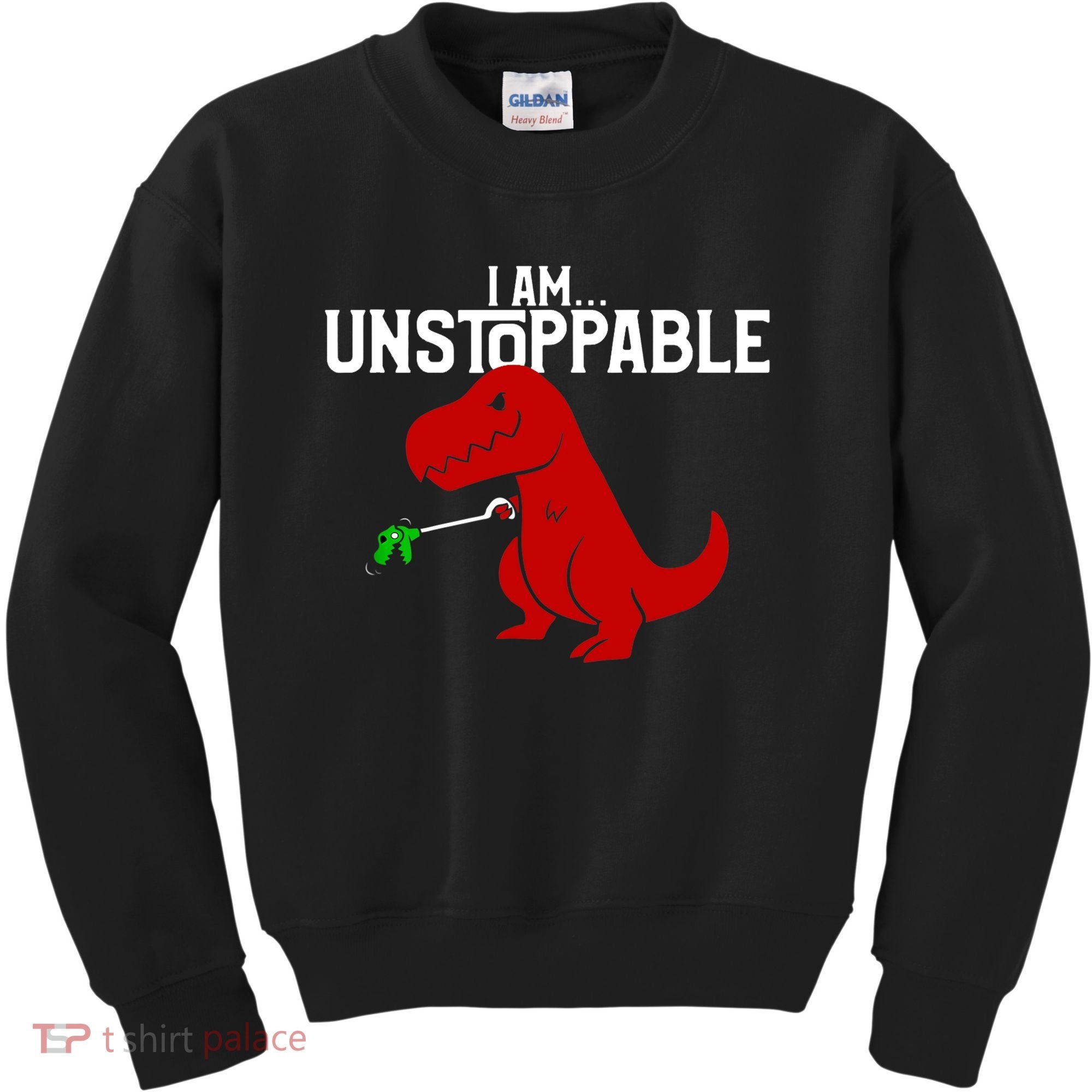 Cute & Funny I Am Unstoppable TRex Dinosaur TShirt Kids Sweatshirt