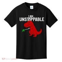 Cute & Funny I Am Unstoppable TRex Dinosaur TShirt Kids T-Shirt thumb 0