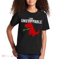 Cute & Funny I Am Unstoppable TRex Dinosaur TShirt Kids T-Shirt thumb 2