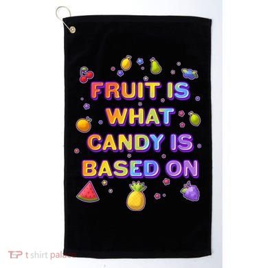 Colorful Fruit Is What Candy Is Based On Golf Towel