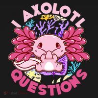 Cute Funny I Axolotl Questions Women's Tank Top thumb 5