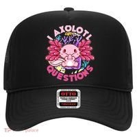 Cute Funny I Axolotl Questions Hat thumb 0
