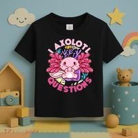 Cute Funny I Axolotl Questions Toddler T-Shirt thumb 3