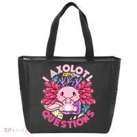 Cute Funny I Axolotl Questions Tote Bag thumb 0
