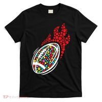 Colorful Football International Dot Day Ball Sport Gift T-Shirt thumb 0