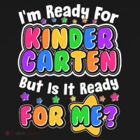 Cute Funny I'm Ready For Kindergarten But Is It Ready For Me Coaster thumb 2