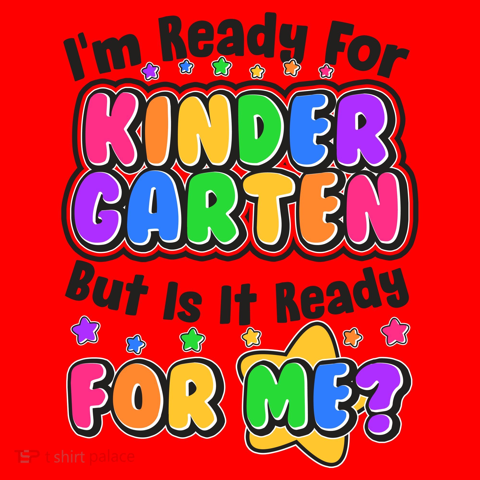 Cute Funny I'm Ready For Kindergarten But Is It Ready For Me Santa Hat